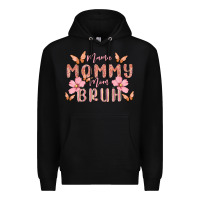Black mama mommy mom bruh Premium Hoodie - MaliasSmallBusiness