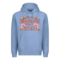 Colony Blue mama mommy mom bruh Premium Hoodie - MaliasSmallBusiness