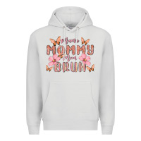 Dove Grey mama mommy mom bruh Premium Hoodie - MaliasSmallBusiness