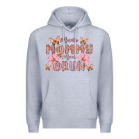 Heather Grey mama mommy mom bruh Premium Hoodie - MaliasSmallBusiness