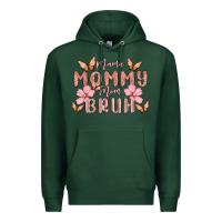Sports Green mama mommy mom bruh Premium Hoodie - MaliasSmallBusiness