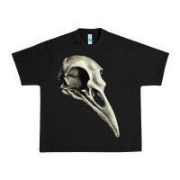 Black Raven Skull Urban Heavy Tee - RanaPortraitStore