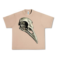 Burro Raven Skull Urban Heavy Tee - RanaPortraitStore