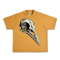 Peanut Butter Raven Skull Urban Heavy Tee - RanaPortraitStore