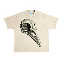 Sandshell Raven Skull Urban Heavy Tee - RanaPortraitStore