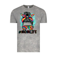 Cloud Rock tie dye momlife messy bun Vintage Tee - BarkalooDesign