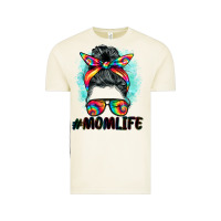 Vintage Arctic tie dye momlife messy bun Vintage Tee - BarkalooDesign