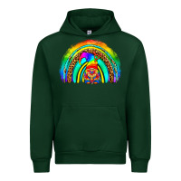 Forest Green LGBTQ Pride Gnome Rainbow Urban Hoodie - BundleAndBundleShop