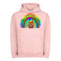 Pigment Salmon LGBTQ Pride Gnome Rainbow Urban Hoodie - BundleAndBundleShop