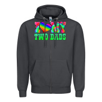 Smoke i love my two dads Zipper Hoodie - HRA Design Shop