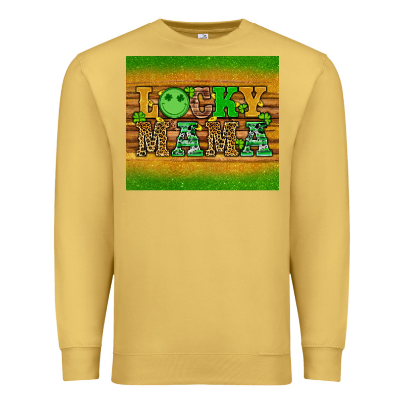 St Patricks Day Lucky Mama Premium Sweatshirt by Artiststas | Teevron
