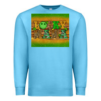 Ocean Blue st patricks day lucky mama Premium Sweatshirt - Artiststas