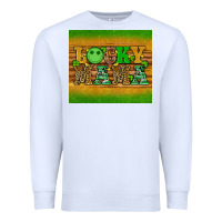 White st patricks day lucky mama Premium Sweatshirt - Artiststas