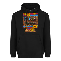 Black proud veteran  12 oz regular can cooler Heavyweight Hoodie - Artiststas