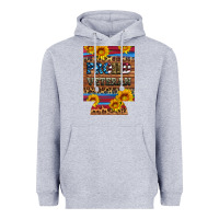 Heather Grey proud veteran  12 oz regular can cooler Heavyweight Hoodie - Artiststas