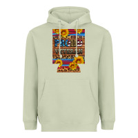 Matcha proud veteran  12 oz regular can cooler Heavyweight Hoodie - Artiststas