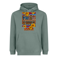 Sage proud veteran  12 oz regular can cooler Heavyweight Hoodie - Artiststas