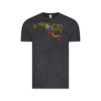 Vintage Black Mardi Gras Crawfish Vintage Tee - RanaPortraitStore
