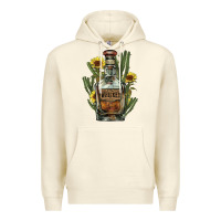 Sandshell western whiskey bottle Premium Hoodie - NancyCooperArtShop