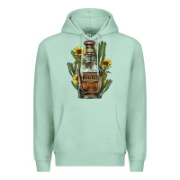Seafoam western whiskey bottle Premium Hoodie - NancyCooperArtShop
