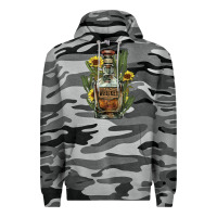 Slate Camo western whiskey bottle Premium Hoodie - NancyCooperArtShop