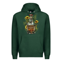 Sports Green western whiskey bottle Premium Hoodie - NancyCooperArtShop