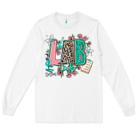White lab tech Long Sleeve Tee - AdoDesignShop