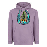 Lavender cactus horseshoe Heavyweight Hoodie - JahusDesignShop