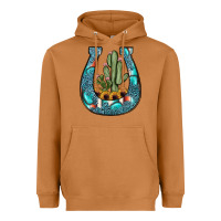 Meerkat cactus horseshoe Heavyweight Hoodie - JahusDesignShop