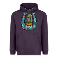 Plum cactus horseshoe Heavyweight Hoodie - JahusDesignShop