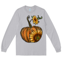 Moon Dust pumpkin with sunflower Long Sleeve Tee - RanaPortraitStore