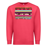 Cardinal aztec western leopard cowhide background Premium Sweatshirt - AdoDesignShop