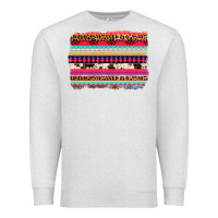 Oatmeal Heather aztec western leopard cowhide background Premium Sweatshirt - AdoDesignShop