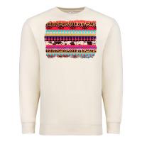 Sandshell aztec western leopard cowhide background Premium Sweatshirt - AdoDesignShop