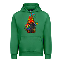 Emerald LGBTQ+ Pride Gnome With Candy Urban Hoodie - BundleAndBundleShop