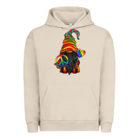 Pigment French Oak LGBTQ+ Pride Gnome With Candy Urban Hoodie - BundleAndBundleShop