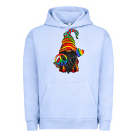 Pigment Grape Ice LGBTQ+ Pride Gnome With Candy Urban Hoodie - BundleAndBundleShop