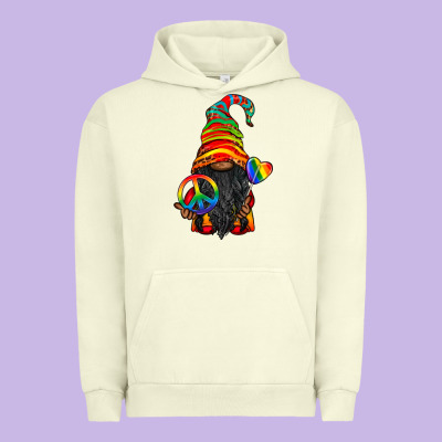 Lgbtq+ Pride Gnome With Candy Urban Hoodie Designed By Bundleandbundleshop