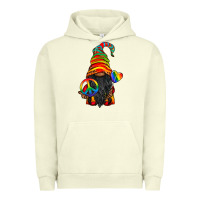 Pigment Pistachio LGBTQ+ Pride Gnome With Candy Urban Hoodie - BundleAndBundleShop