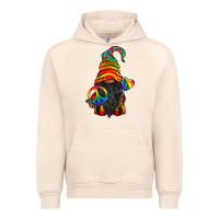 Sandshell LGBTQ+ Pride Gnome With Candy Urban Hoodie - BundleAndBundleShop