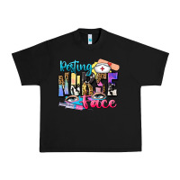 Black resting nurse face Urban Heavy Tee - Zillion Design Studio