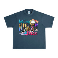 Midnight Navy resting nurse face Urban Heavy Tee - Zillion Design Studio