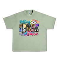 Oil Green resting nurse face Urban Heavy Tee - Zillion Design Studio
