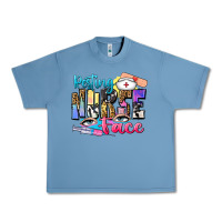Pebble Blue resting nurse face Urban Heavy Tee - Zillion Design Studio