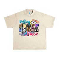 Sandshell resting nurse face Urban Heavy Tee - Zillion Design Studio