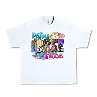 White resting nurse face Urban Heavy Tee - Zillion Design Studio