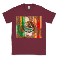 Burgundy mexican flag serape Classic Tee - CTS Tumbler Store