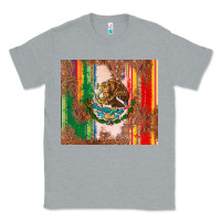 Heather Grey mexican flag serape Classic Tee - CTS Tumbler Store