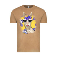 Vintage Camel Llama With Sunglasses Vintage Tee - RanaPortraitStore