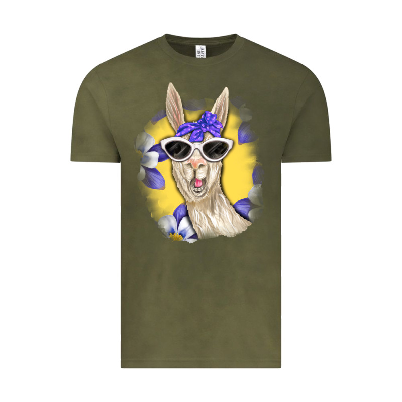 Llama With Sunglasses Vintage Tee by RanaPortraitStore | Teevron